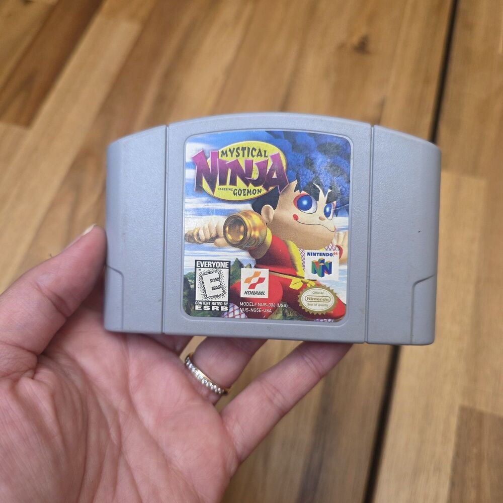 Mystical Ninja Starring Goemon Nintendo64 N64 Konami Tested Working NUS-NG5E-USA
